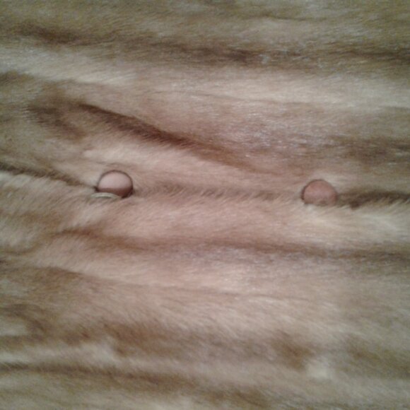 WOMEN REAL NATURAL MINK FUR VEST COAT JACKET WOMEN BROWN TAN M MEDIUM L LARGE 10 - Picture 5 of 13